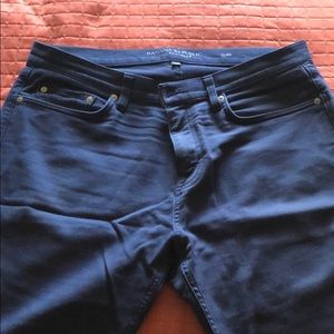 Banana Republic Traveler Jeans - Slim Navy 34x32